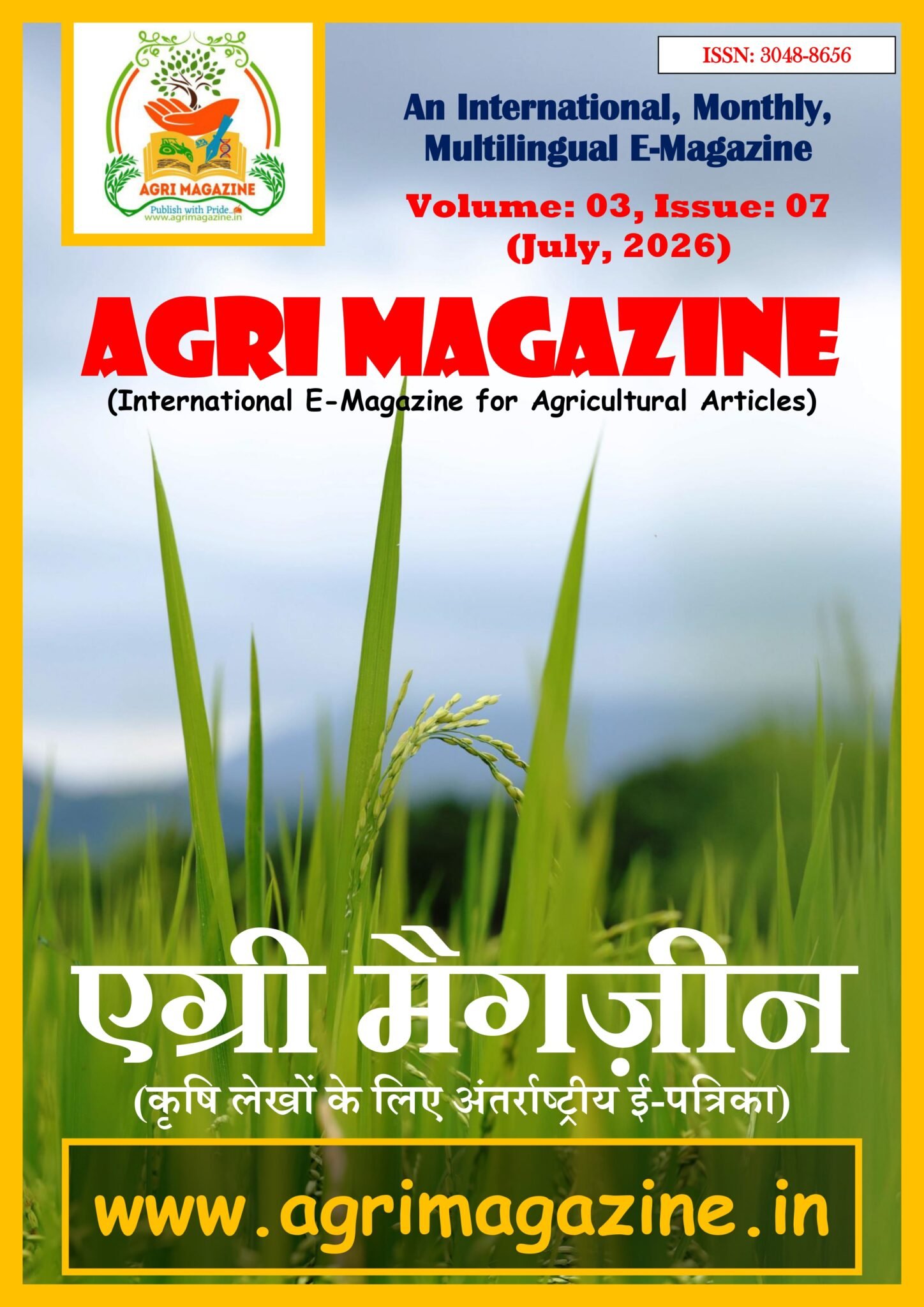 Agri Magazine – International E-Magazine for Agricultural Articles